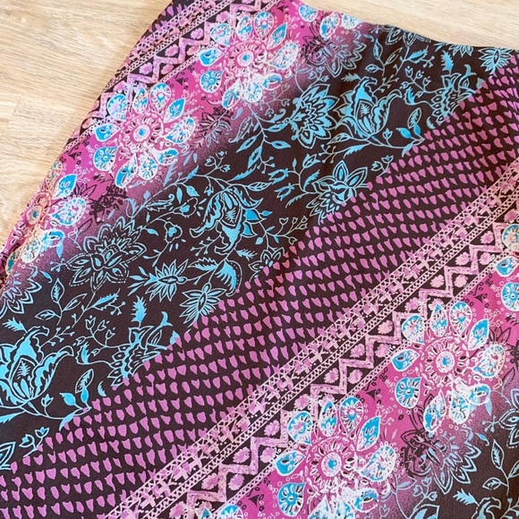 Vintage Y2K 2000s 90s funky midi skirt - Picture 2 of 3